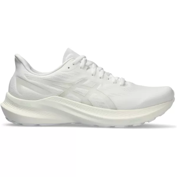 imageASICS Mens GT2000 12 Running ShoeWhiteWhite