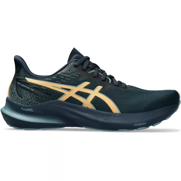 imageASICS Mens GT2000 12 Running ShoesFrench BluePure Gold
