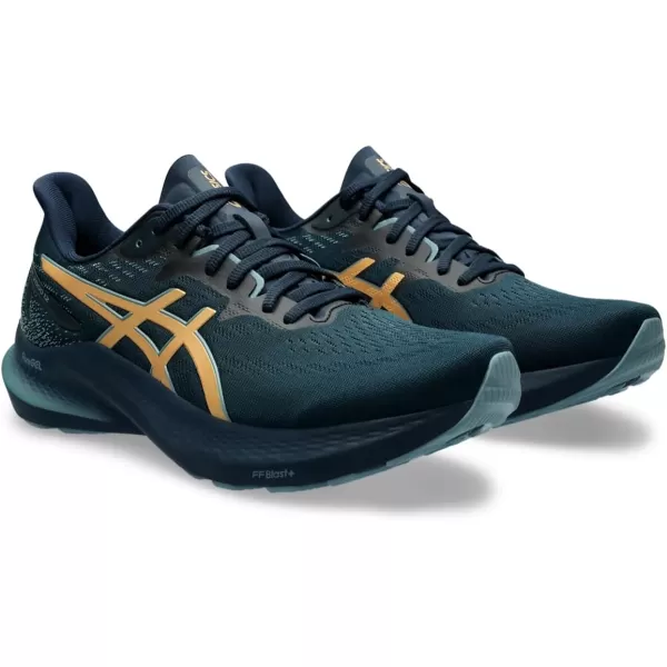 imageASICS Mens GT2000 12 Running ShoesFrench BluePure Gold