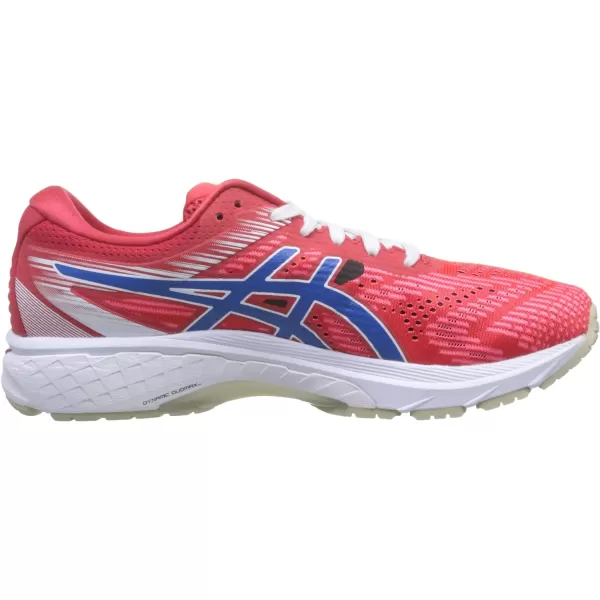 imageASICS Mens GT2000 8 Running ShoesMulticoloured Rouge Vif Bleu lectrique