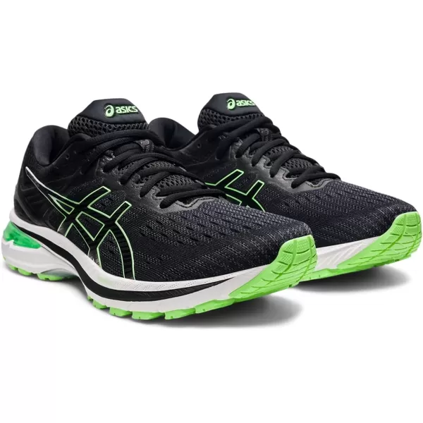 imageASICS Mens GT2000 9 Running ShoesBlackBright Lime