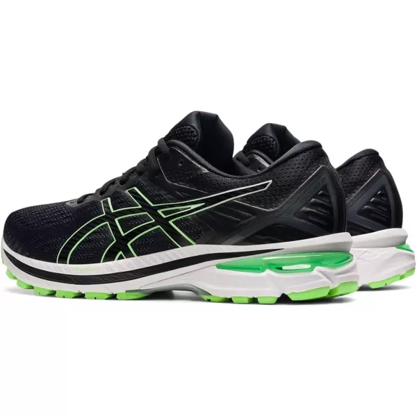 imageASICS Mens GT2000 9 Running ShoesBlackBright Lime