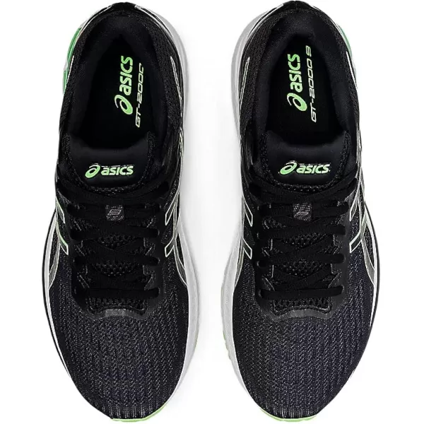 imageASICS Mens GT2000 9 Running ShoesBlackBright Lime