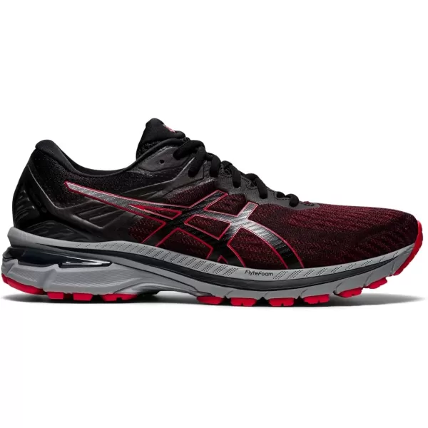 imageASICS Mens GT2000 9 Running ShoesBlackClassic Red