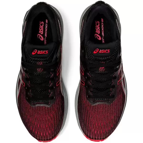 imageASICS Mens GT2000 9 Running ShoesBlackClassic Red