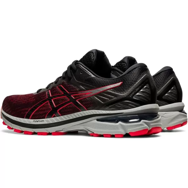 imageASICS Mens GT2000 9 Running ShoesBlackClassic Red