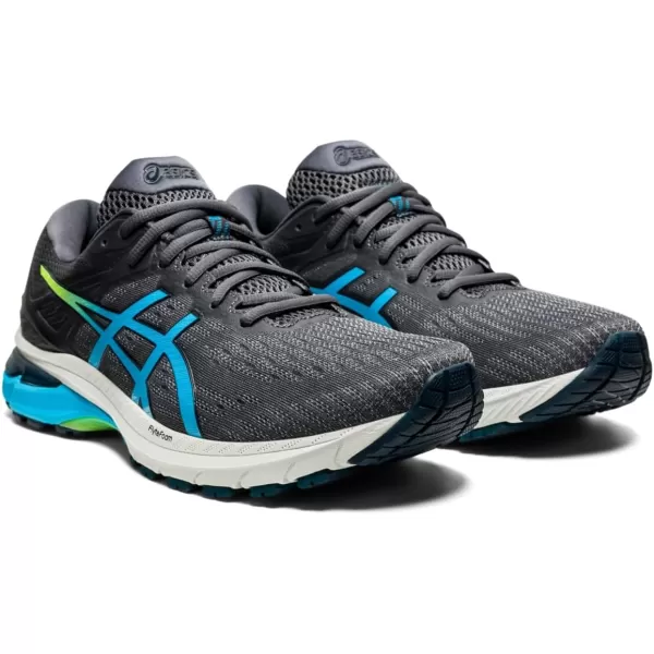 imageASICS Mens GT2000 9 Running ShoesCarrier GreyDigital Aqua