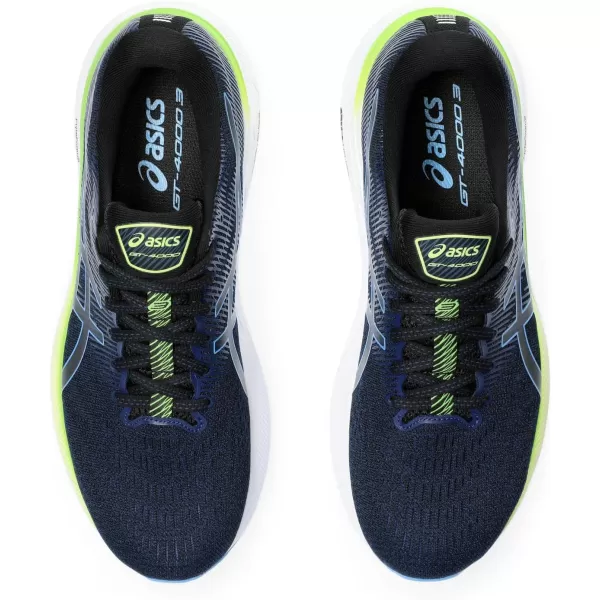 imageASICS Mens GT4000 3 Running ShoesBlackWaterscape