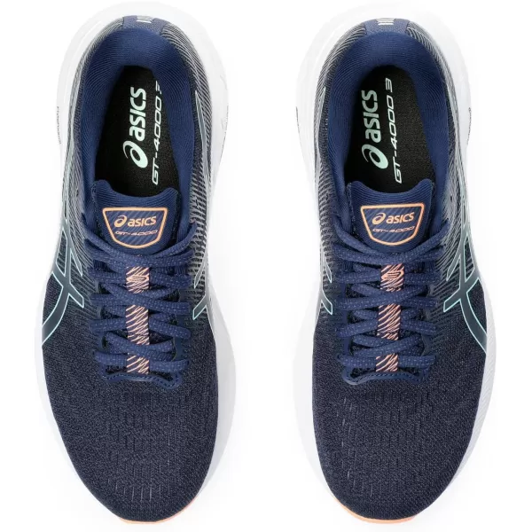 imageASICS Mens GT4000 3 Running ShoesBlue ExpanseMint Tint