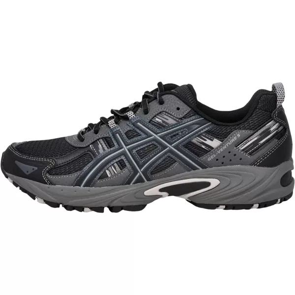 imageASICS Mens Gel Venture 5 Running ShoeBlackOnyxCharcoal