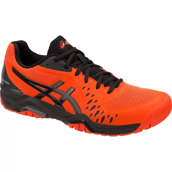 imageASICS Mens GelChallenger 12 Tennis ShoesCherry TomatoBlack