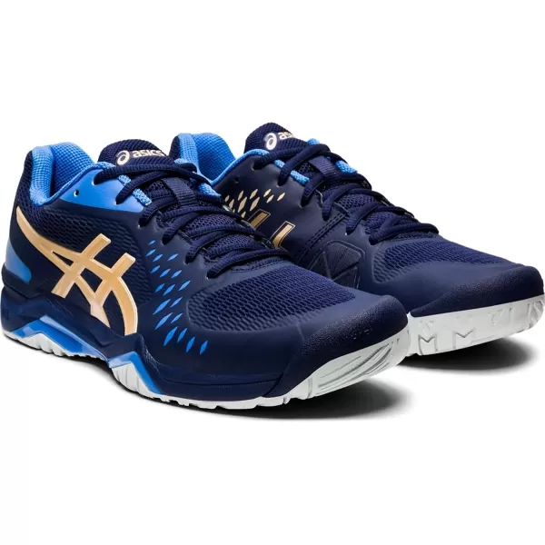 imageASICS Mens GelChallenger 12 Tennis ShoesPeacoatChampagne