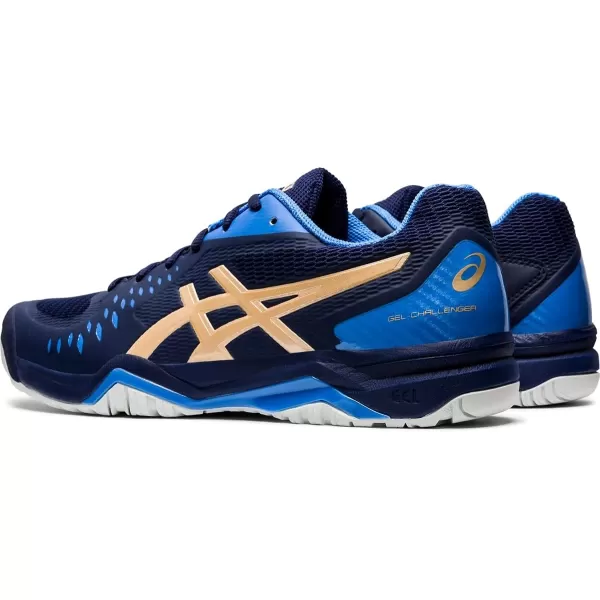 imageASICS Mens GelChallenger 12 Tennis ShoesPeacoatChampagne