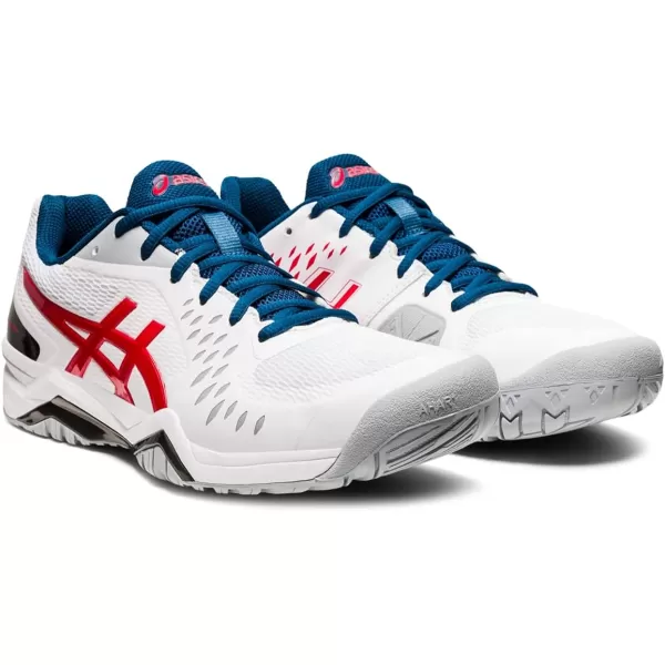 imageASICS Mens GelChallenger 12 Tennis ShoesWhiteClassic Red