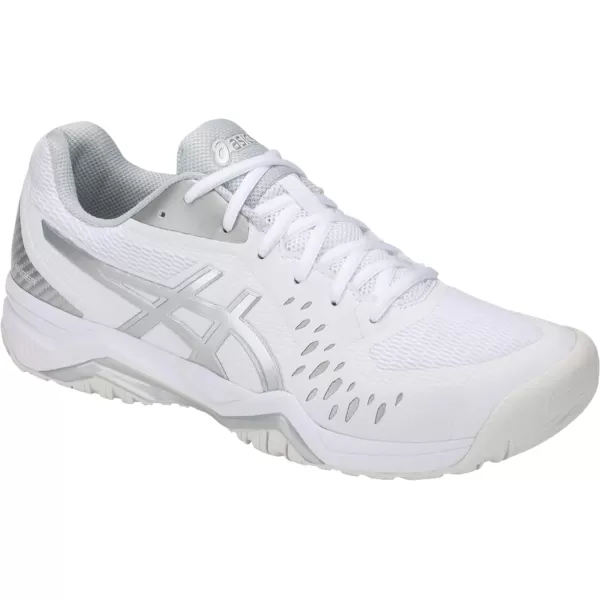 imageASICS Mens GelChallenger 12 Tennis ShoesWhiteSilver