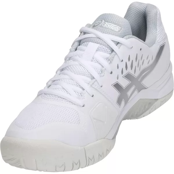 imageASICS Mens GelChallenger 12 Tennis ShoesWhiteSilver