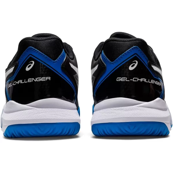 imageASICS Mens GelChallenger 13 Tennis ShoesBlackElectric Blue