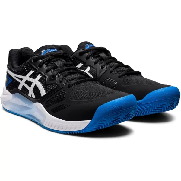 imageASICS Mens GelChallenger 13 Tennis ShoesBlackElectric Blue