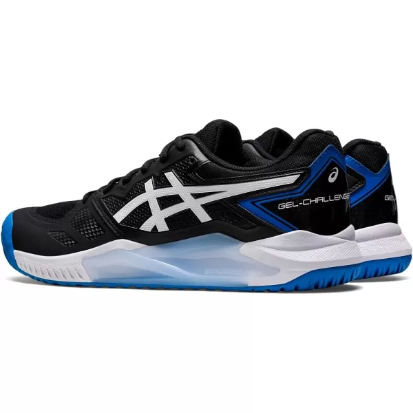 imageASICS Mens GelChallenger 13 Tennis ShoesBlackElectric Blue