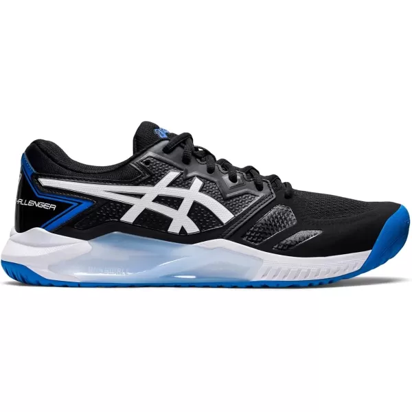 imageASICS Mens GelChallenger 13 Tennis ShoesBlackElectric Blue
