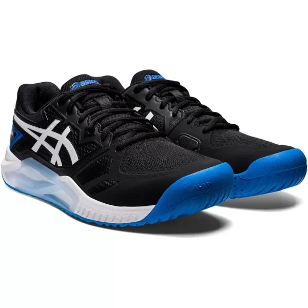imageASICS Mens GelChallenger 13 Tennis ShoesBlackElectric Blue