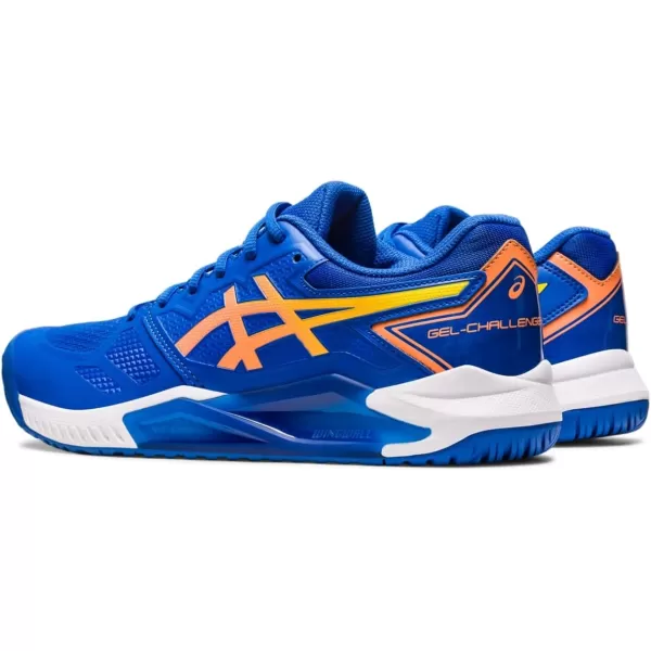 imageASICS Mens GelChallenger 13 Tennis ShoesTuna BlueSun Peach