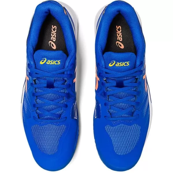 imageASICS Mens GelChallenger 13 Tennis ShoesTuna BlueSun Peach