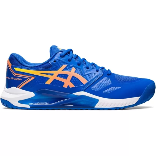 imageASICS Mens GelChallenger 13 Tennis ShoesTuna BlueSun Peach