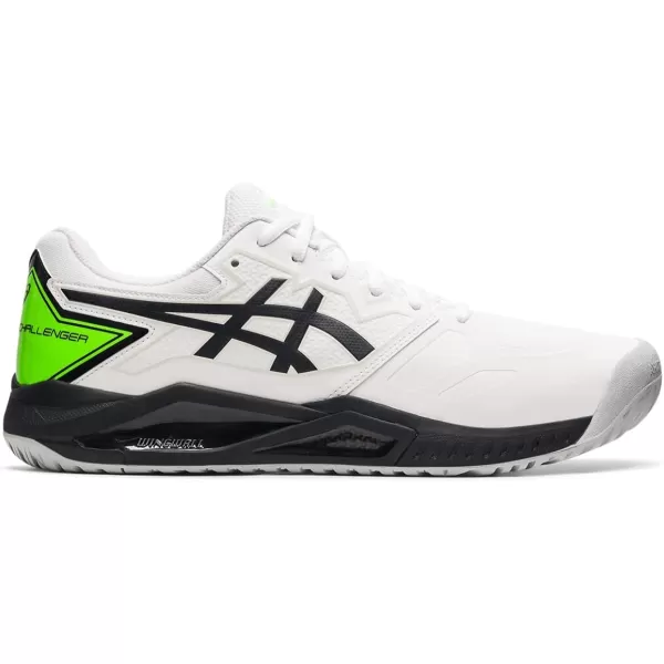 imageASICS Mens GelChallenger 13 Tennis ShoesWhiteGreen Gecko