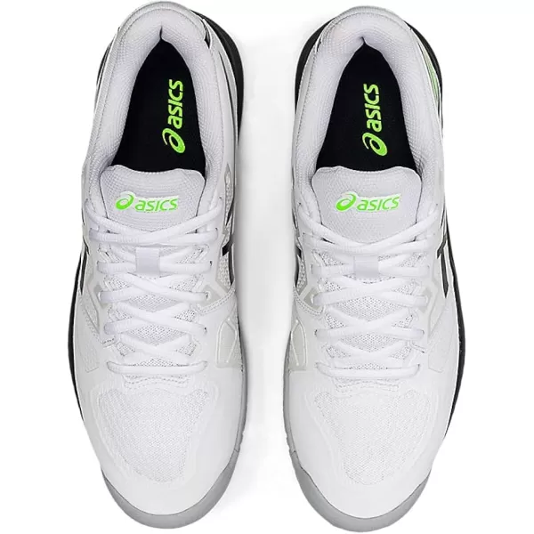 imageASICS Mens GelChallenger 13 Tennis ShoesWhiteGreen Gecko
