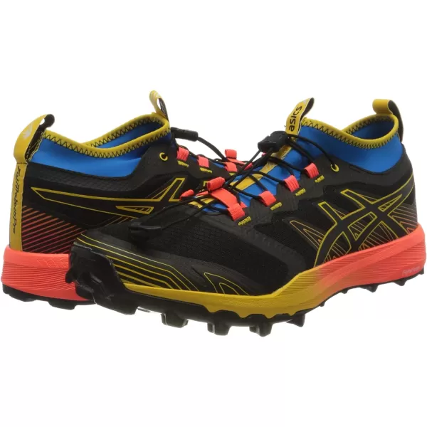imageASICS Mens GelContend 5 Running ShoesBlack Saffron