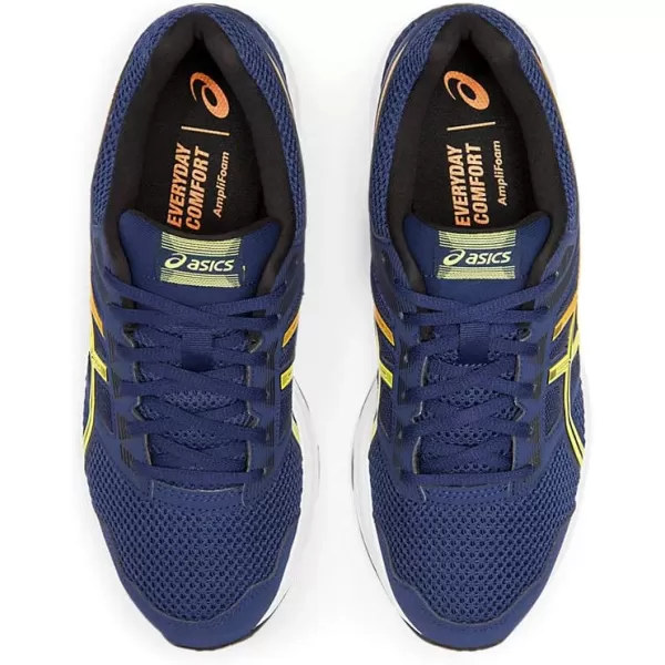 imageASICS Mens GelContend 5 Running ShoesBlue ExpanseSour Yuzu