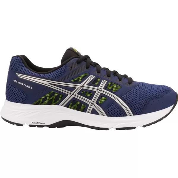 imageASICS Mens GelContend 5 Running ShoesIndigo BlueSlver