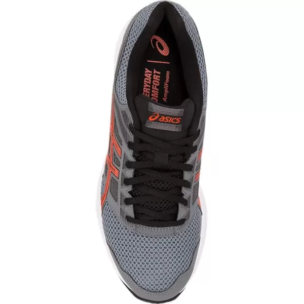 imageASICS Mens GelContend 5 Running ShoesSteel GreyRed Snapp