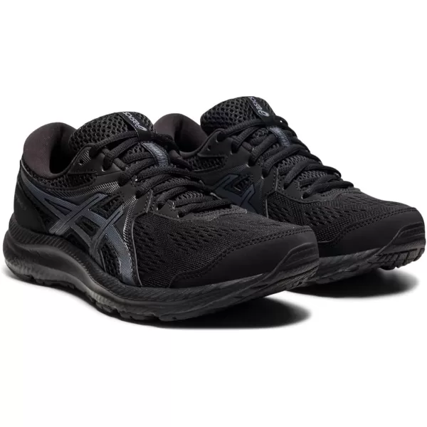 imageASICS Mens GelContend 6 Running ShoesBlackCarrier Grey