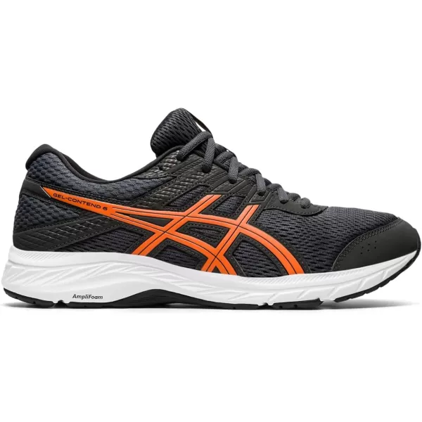 imageASICS Mens GelContend 6 Running ShoesGraphite GreyKoi