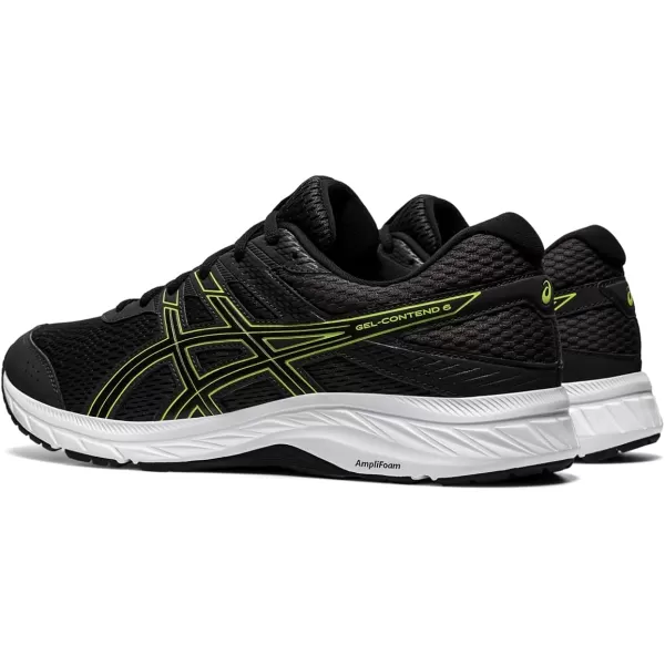imageASICS Mens GelContend 6 Running ShoesGraphite GreyLime Zest