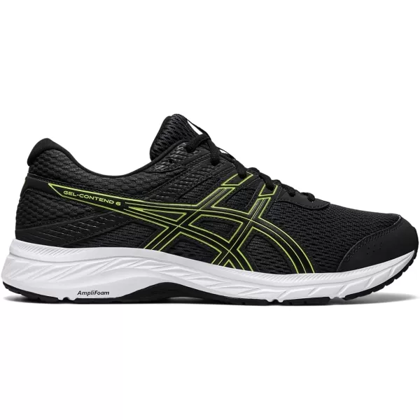 imageASICS Mens GelContend 6 Running ShoesGraphite GreyLime Zest