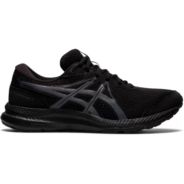 imageASICS Mens GelContend 7 Running ShoeBlackCarrier Grey