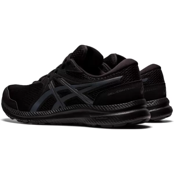 imageASICS Mens GelContend 7 Running ShoeBlackCarrier Grey