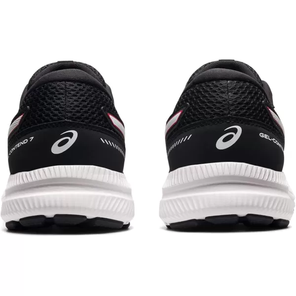 imageASICS Mens GelContend 7 Running ShoeBlackElectric Red