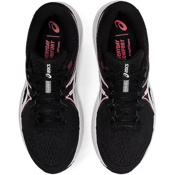imageASICS Mens GelContend 7 Running ShoeBlackElectric Red
