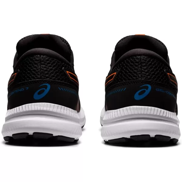 imageASICS Mens GelContend 7 Running ShoeBlackMarigold Orange