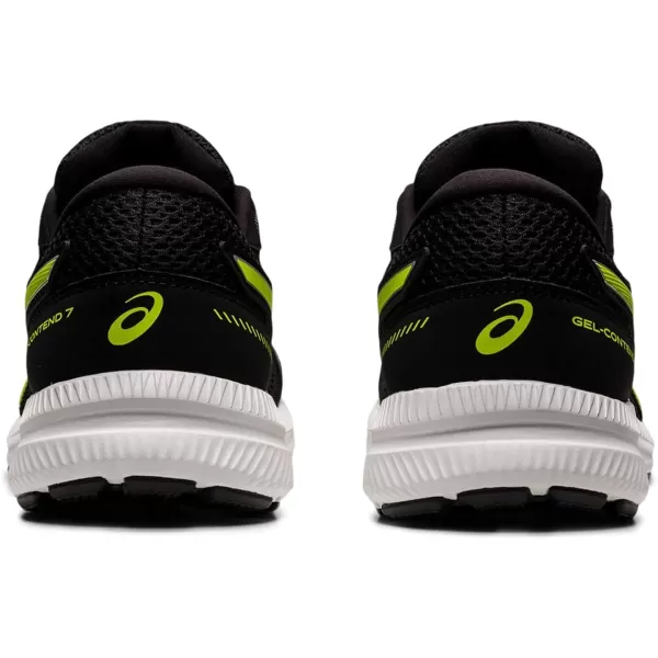 imageASICS Mens GelContend 7 Running ShoeBlackPure Silver