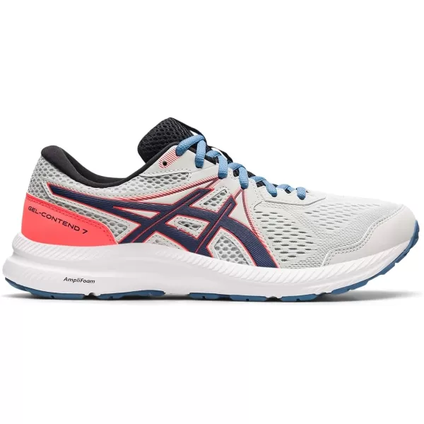 imageASICS Mens GelContend 7 Running ShoeGlacier GreyThunder Blue