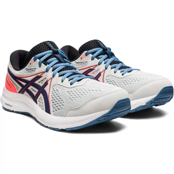 imageASICS Mens GelContend 7 Running ShoeGlacier GreyThunder Blue