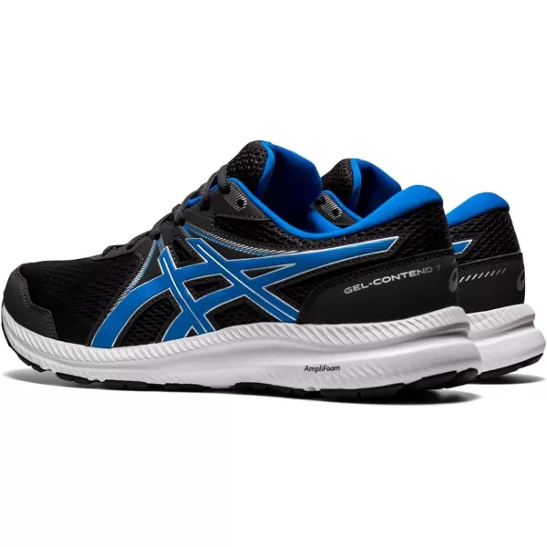imageASICS Mens GelContend 7 Running ShoeGraphite GreyDirectoire Blue