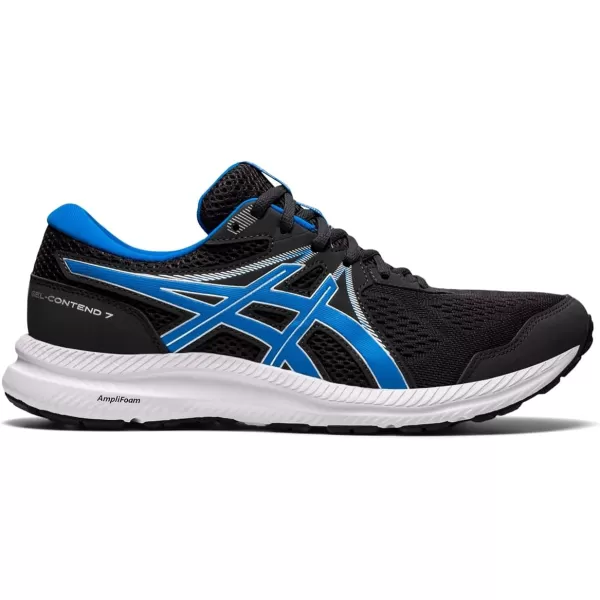 imageASICS Mens GelContend 7 Running ShoeGraphite GreyDirectoire Blue