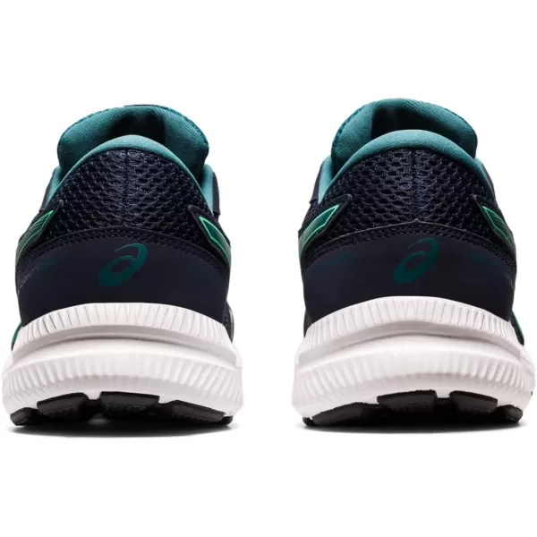 imageASICS Mens GelContend 7 Running ShoeMidnightVelvet Pine