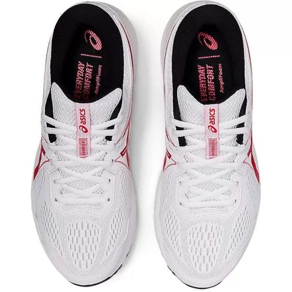 imageASICS Mens GelContend 7 Running ShoeWhiteClassic Red